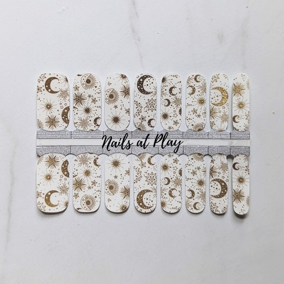 5 for $15 Nail Wraps- Celestial (transparent) - Picture 3 of 6